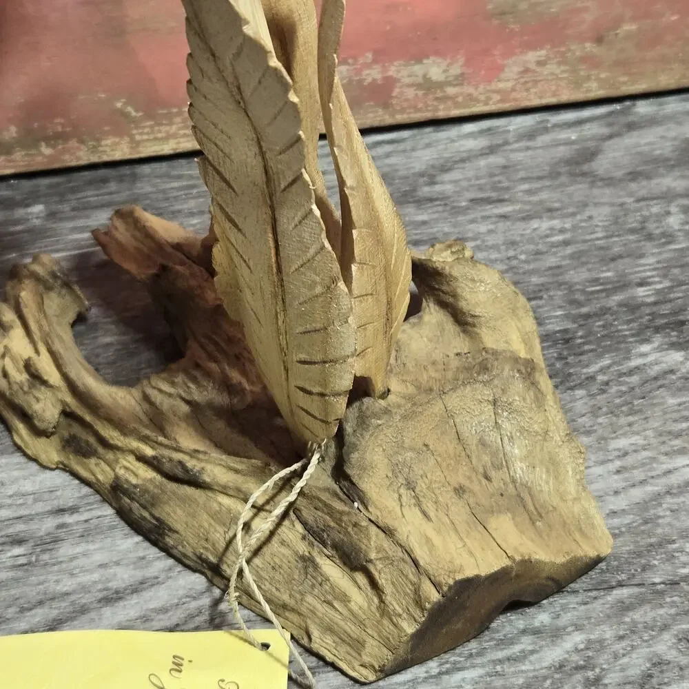 Wood Floral‎ Sculpture Hand Crafted Java Island Habini